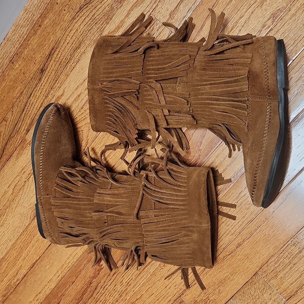 Minnetonka 3-Layer Fringe Boots - image 7